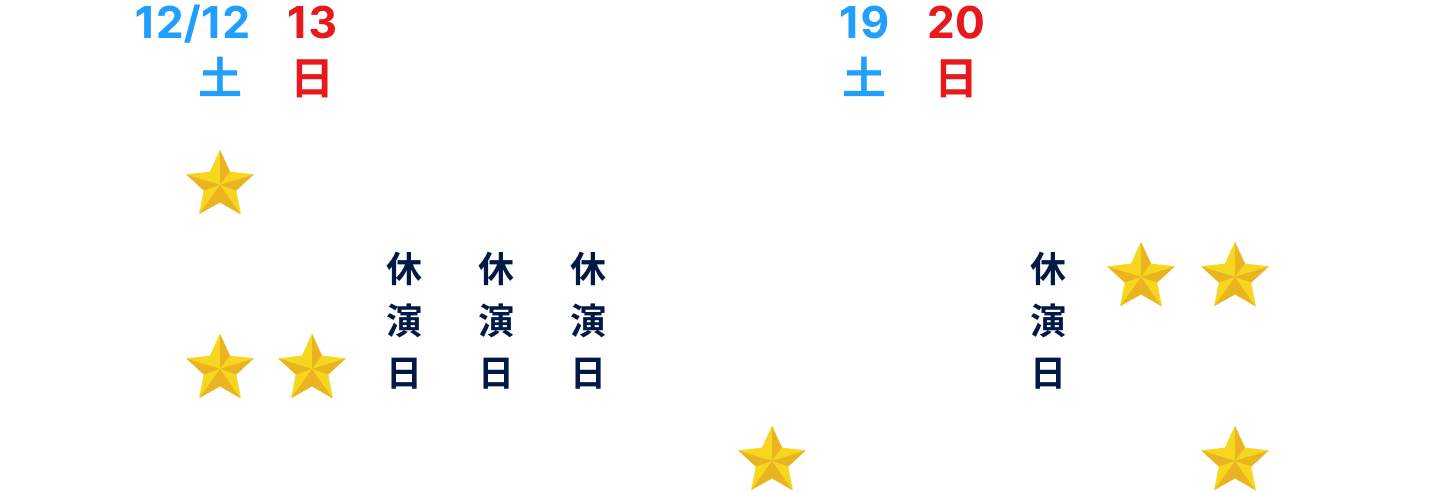12月12日〜12月25日